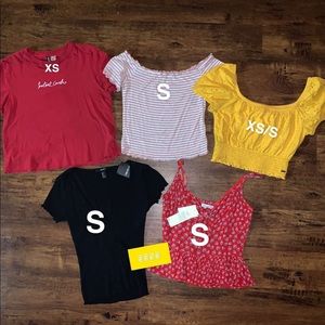 Tops can be sold together or separately